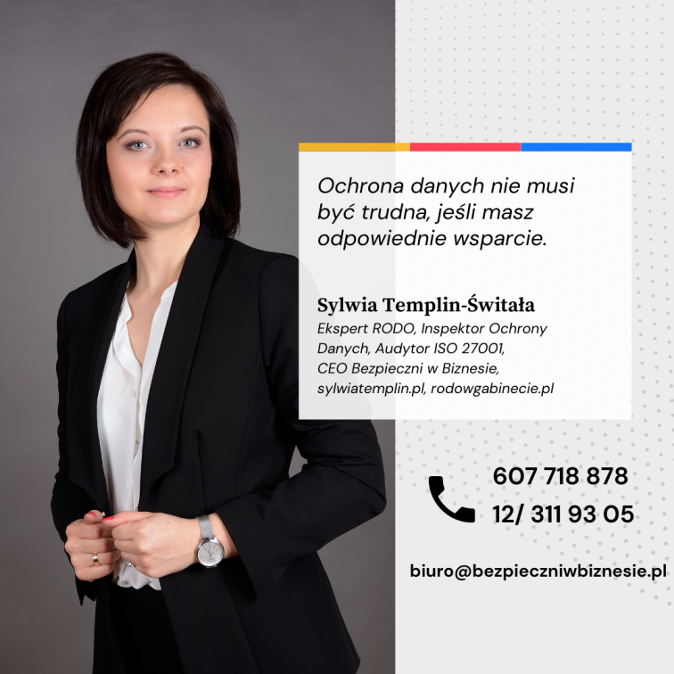 kontakt do eksperta RODO Sylwia Templin-Świtała