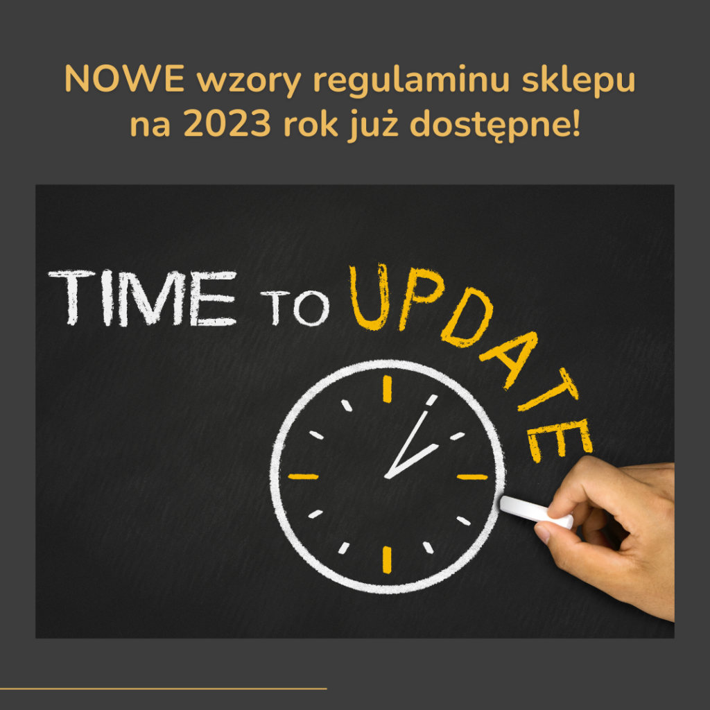 regulamin sklepu internetowego 2023