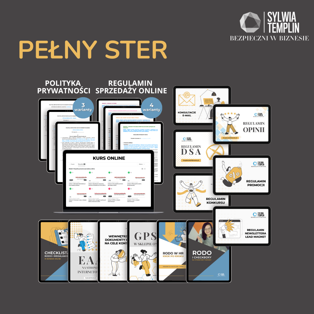 RODO i regulaminy dla biznesu online